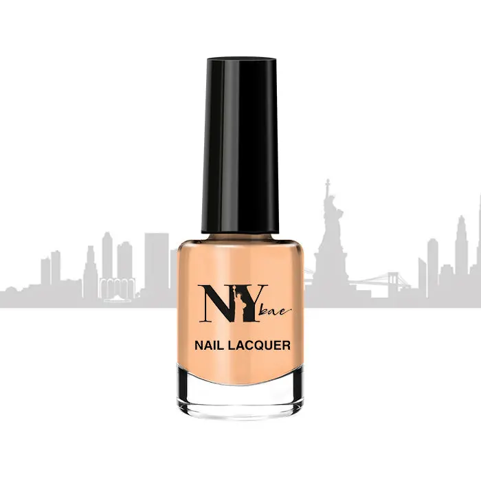 NY Bae Gel Nail Lacquer - Cheese Cake 17 (6 ml) | Nude | Luxe Gel Finish | Highly Pigmented | Chip Resistant | Long lasting | Full Coverage | Streak-free Application | Cruelty Free | Non-Toxic