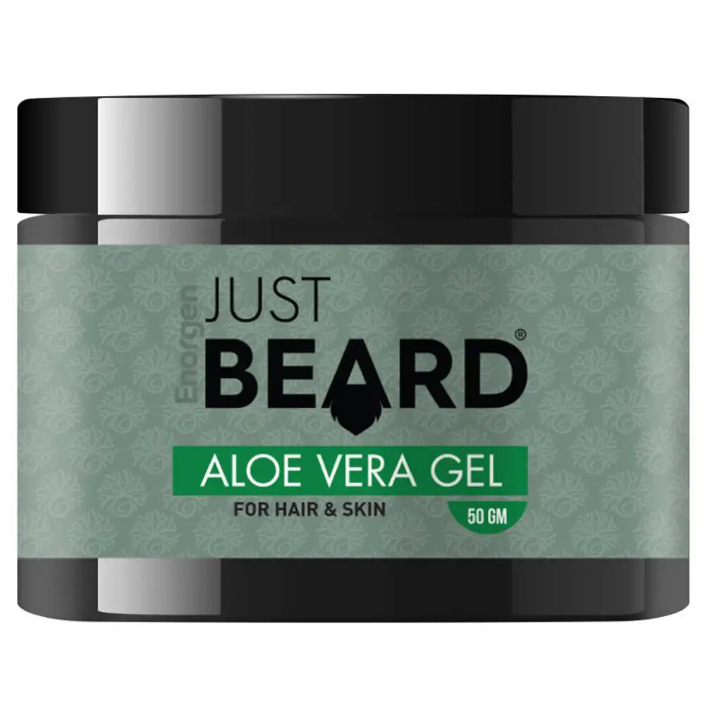 Enorgen Just Beard Aloe Vera Gel,  50 g  for Hair, Face & Skin