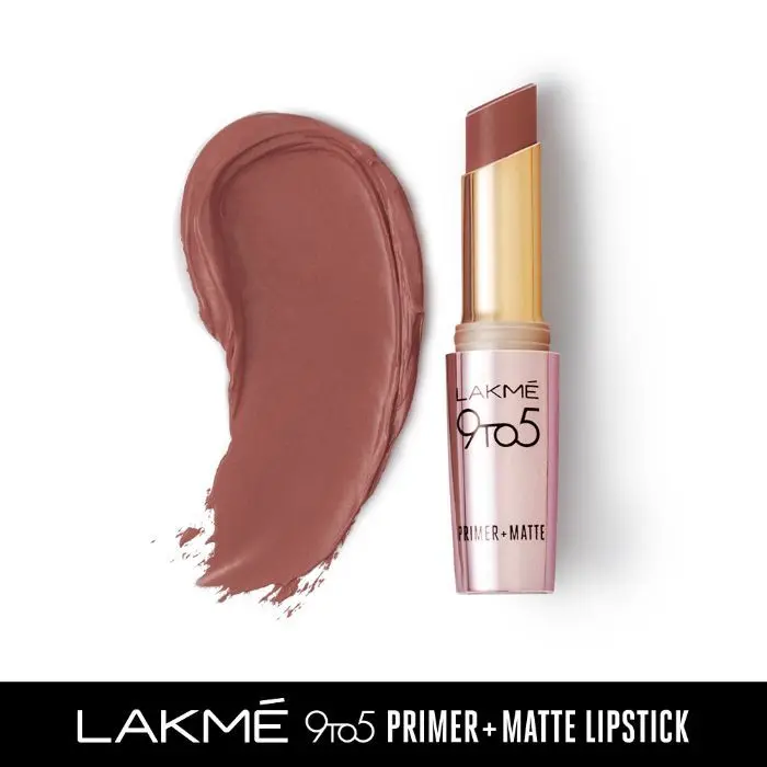 Lakme 9TO5 Primer + Matte Lip Color Coffee Command 3.6 g