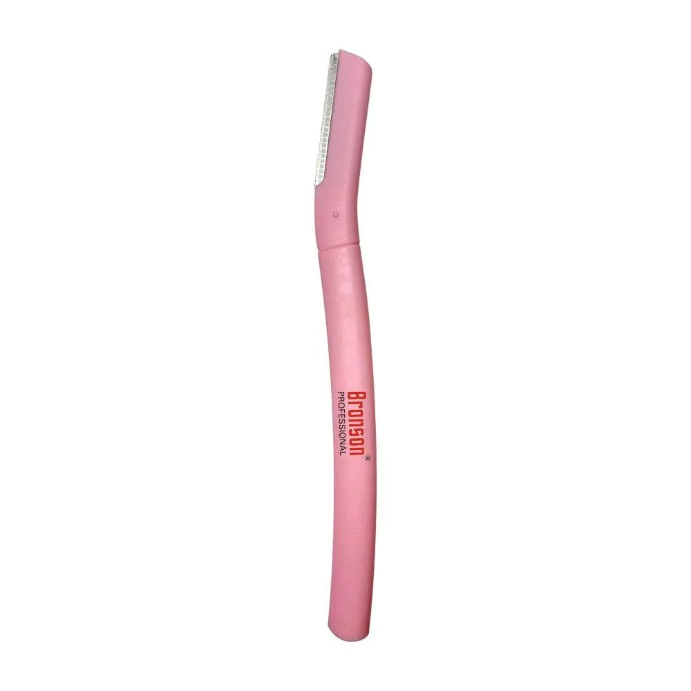 Bronson Professional Pink Face & Eyebrow Razor - 1pcs