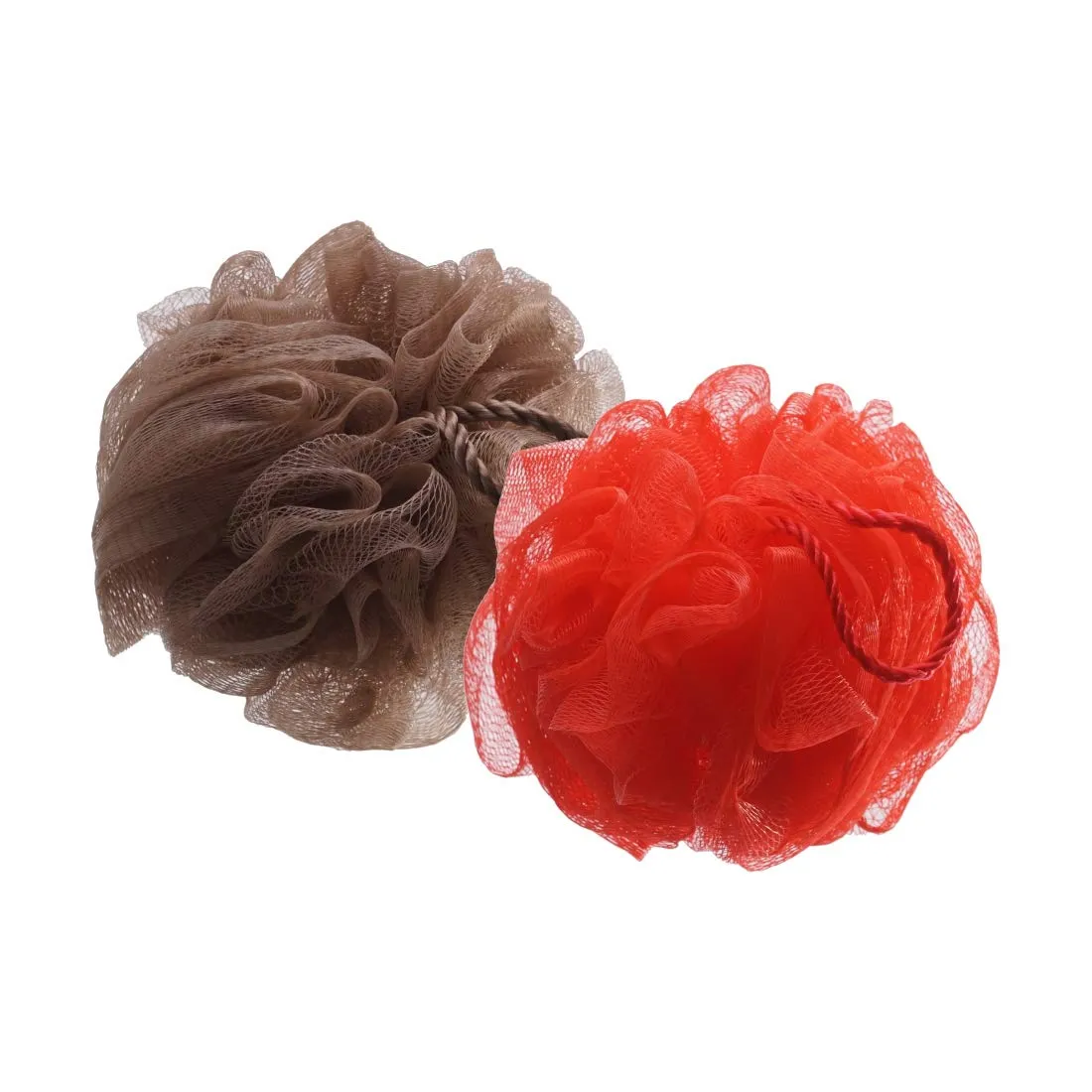 GUBB Lux Bath Sponge Loofah - Soft & Fluffy With Multiple Layers of Fibrous Matrix Pebble & Coral