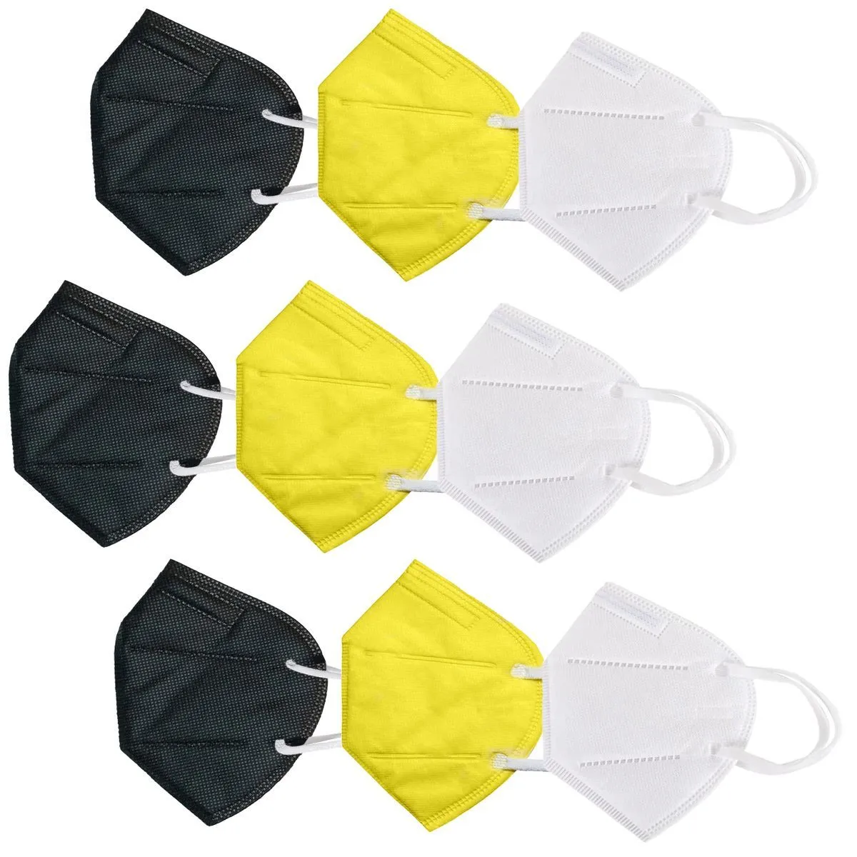 OOMPH Pack of 9 Kn95/N95 Anti-Pollution Reusable 5-Layer Mask