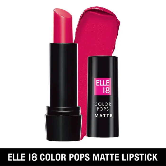 Elle 18 Color Pop Matte Lip Color, Deep Pink, (4.3 g)