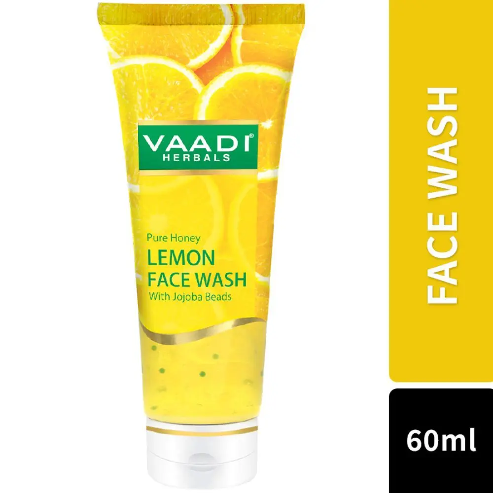 Vaadi Herbals Honey Lemon Face Wash With Jojoba Beads (60 ml)