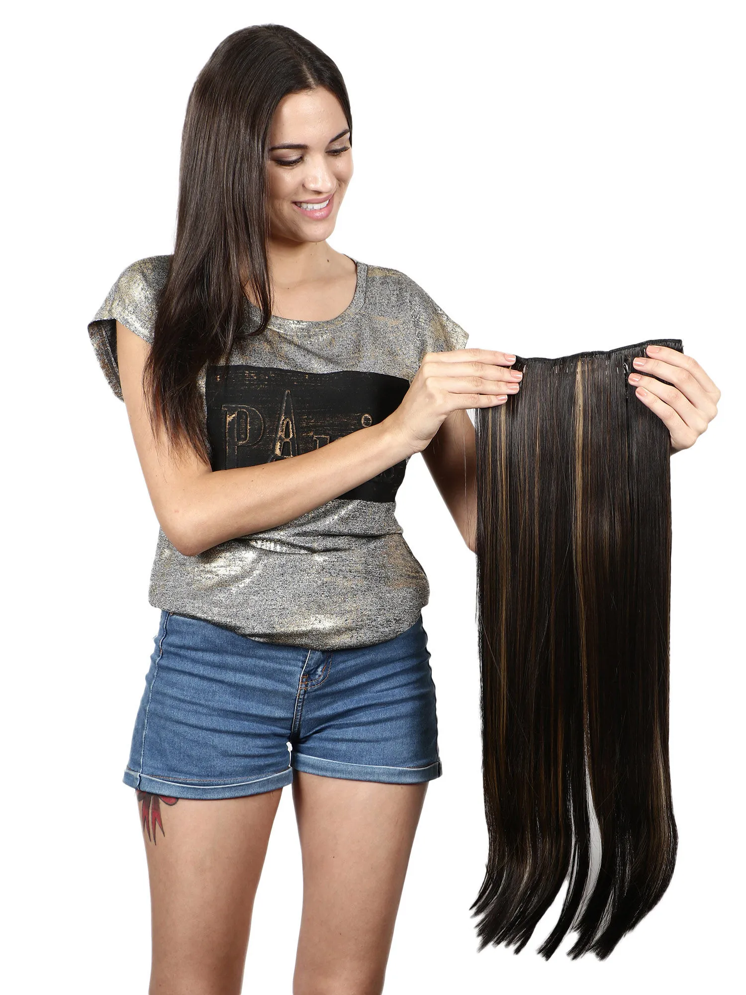 Thrift Bazaar's Straight Dirty Blonde Hair Extensions