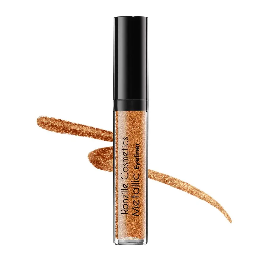 Ronzille shimmer Metallic Glitter Eyeliner Rose Gold