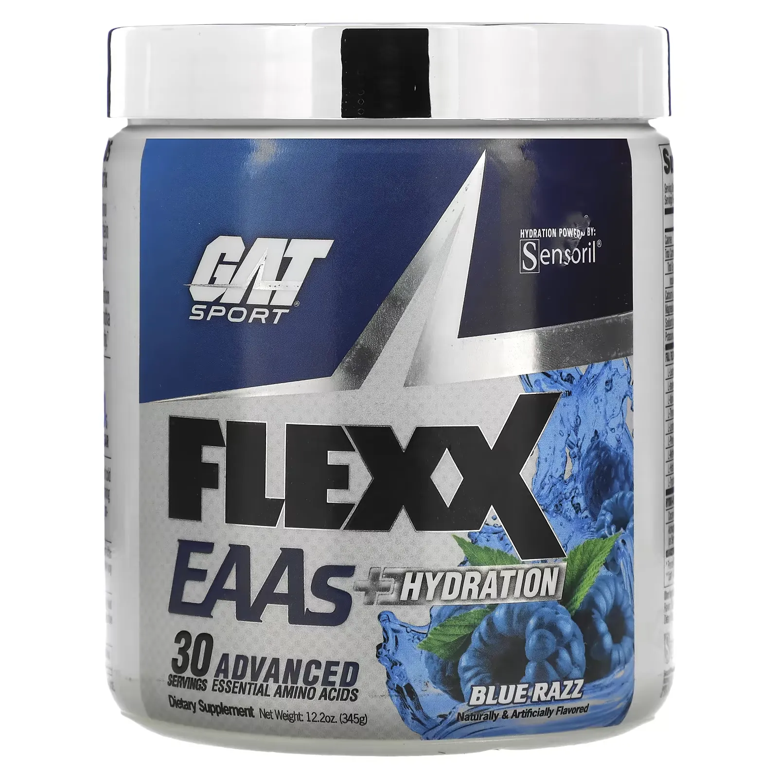 Flexx EAAs + Hydration, Blue Razz, 12.2 oz (345 g)