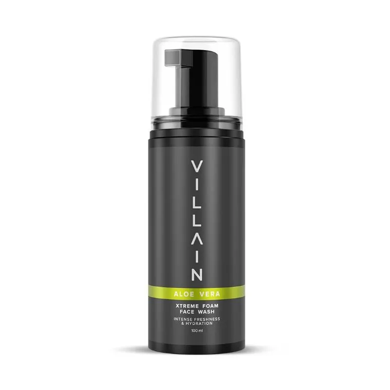 Villain Xtreme Foam Face Wash (Aloe Vera)