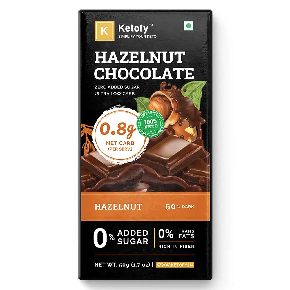 Ketofy Keto Chocolate,  1 Piece(s)/Pack  Hazelnut