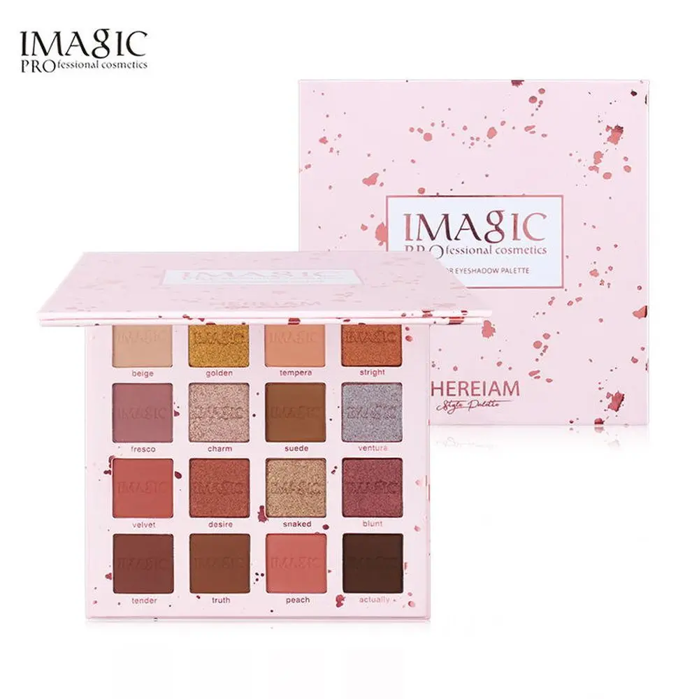 IMAGIC PROfessional PINK POP 16 COLOR EYESHADOW PALETTE EY-327