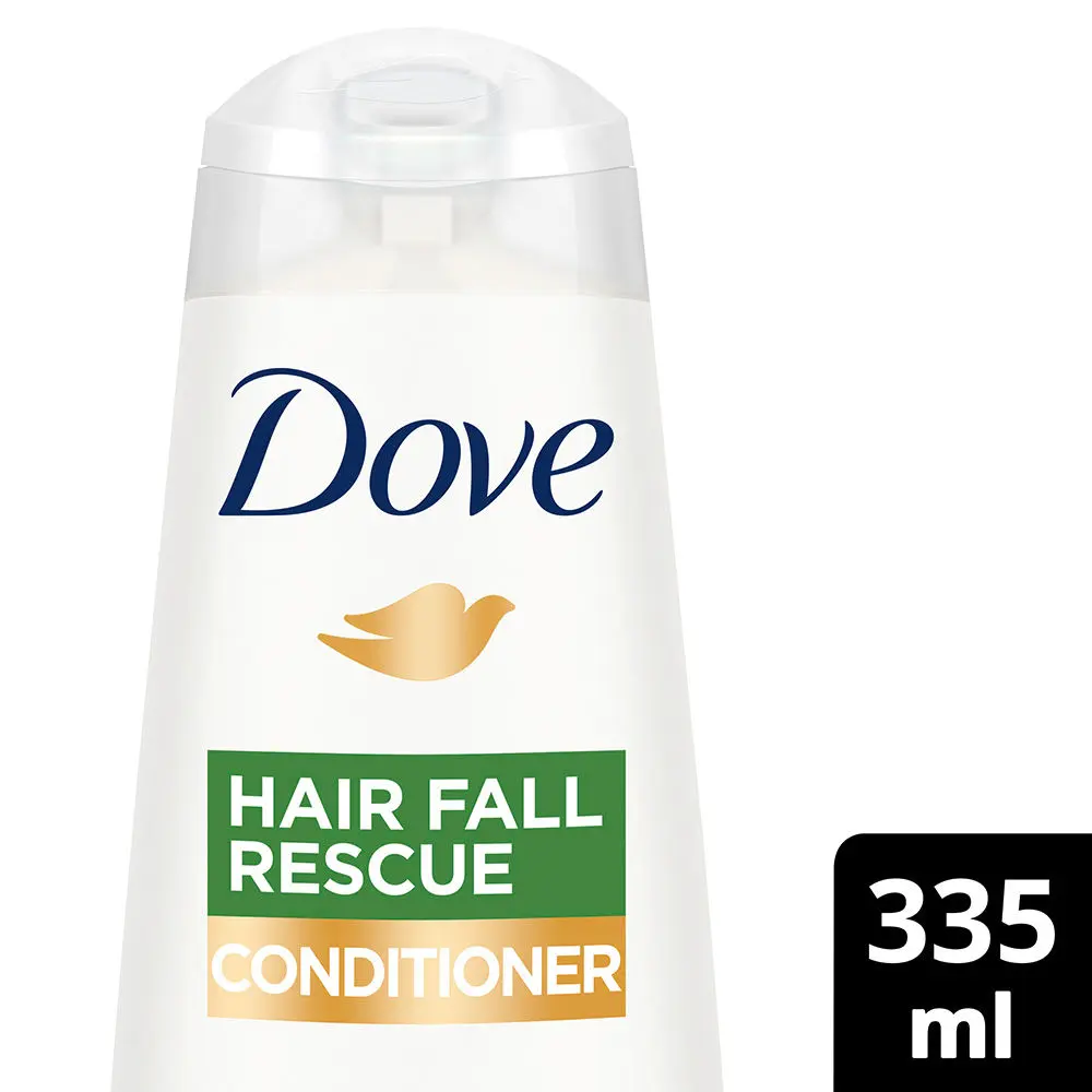 Dove Hair Fall Rescue Hair Conditioner with Sunflower Oil and Moisture Lock Technology, For Hair Fall Control and Silky, Smooth Hair, 335 ml