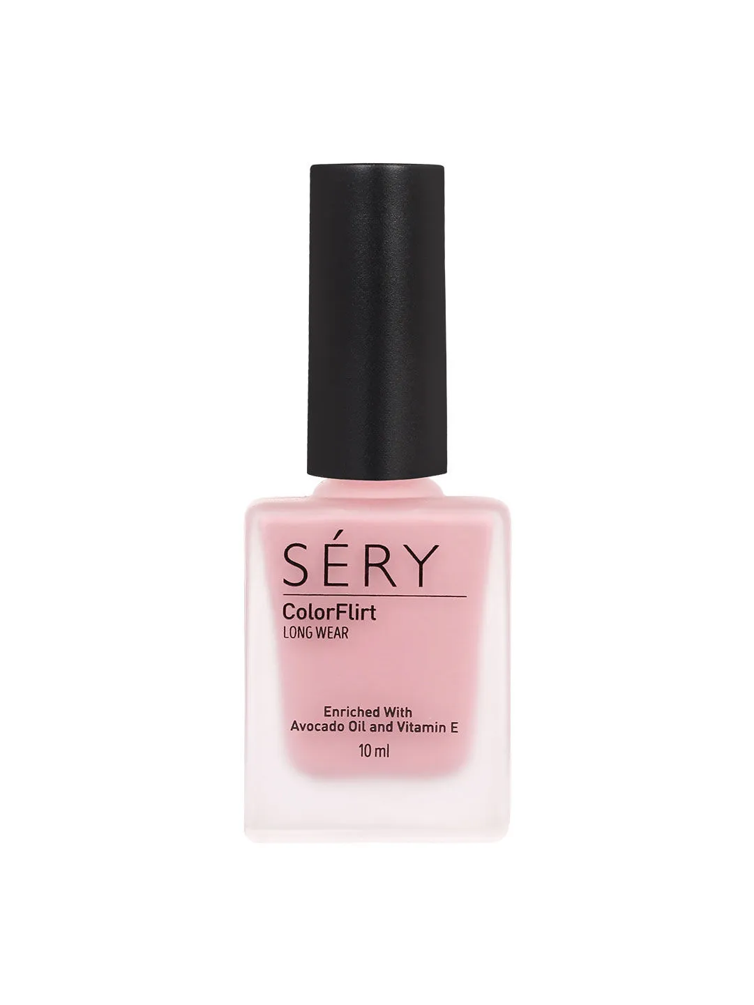 SERY Color Flirt Nail Enamel Matte Rose Pink