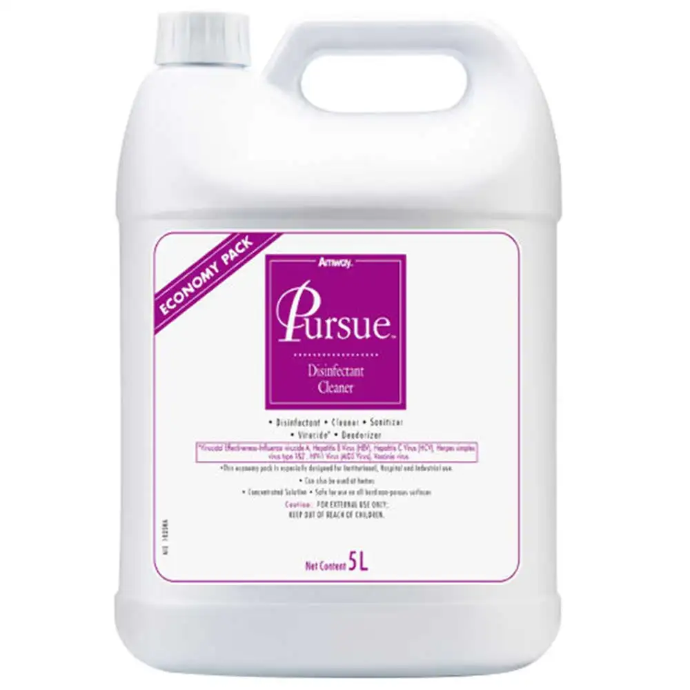 Amway Pursue Disinfectant,  Fragrance Free  5 L  Kills 99.9% Germs