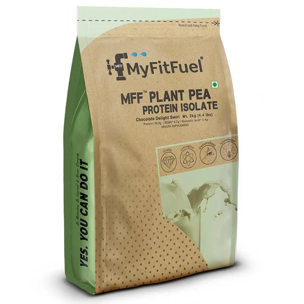 MyFitFuel MFF Plant Pea Protein Isolate,  4.4 lb  Chocolate Delight Swirl