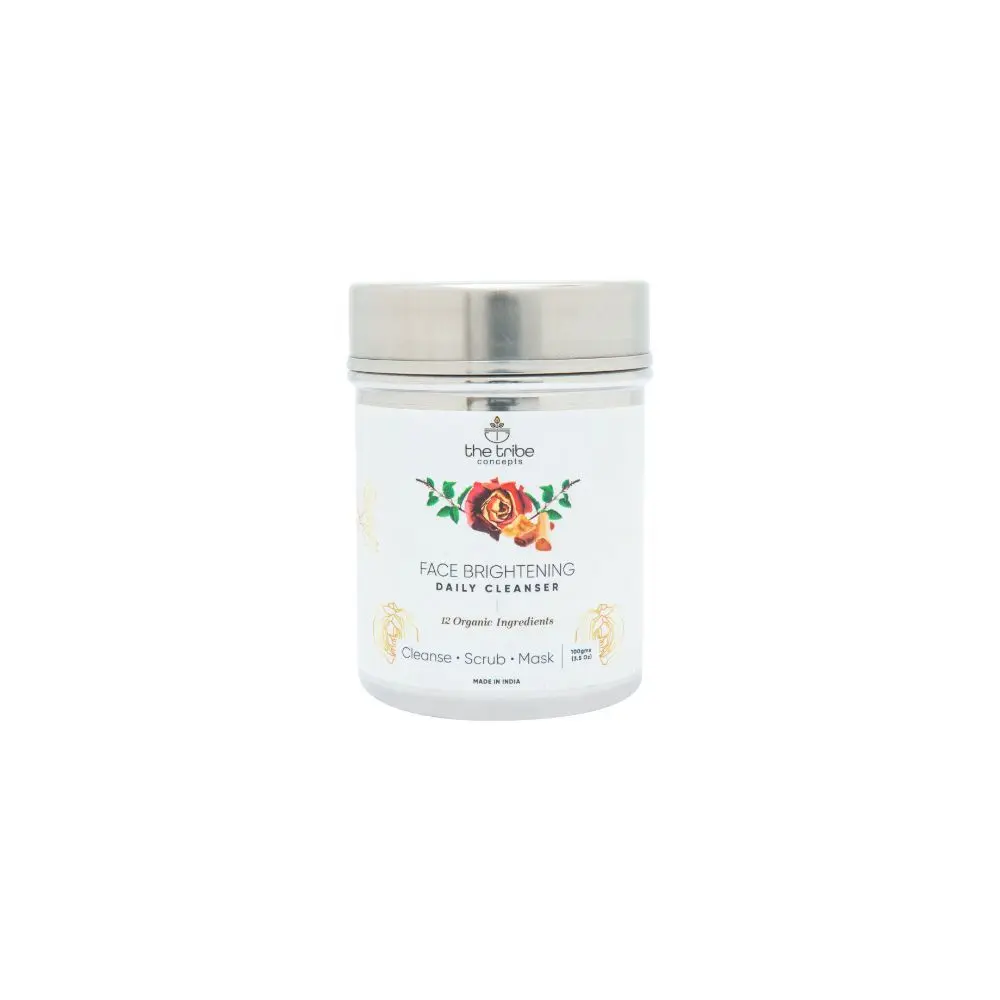 The Tribe Concepts Face Brightening Daily Cleanser/with Steel Tin (100 g)