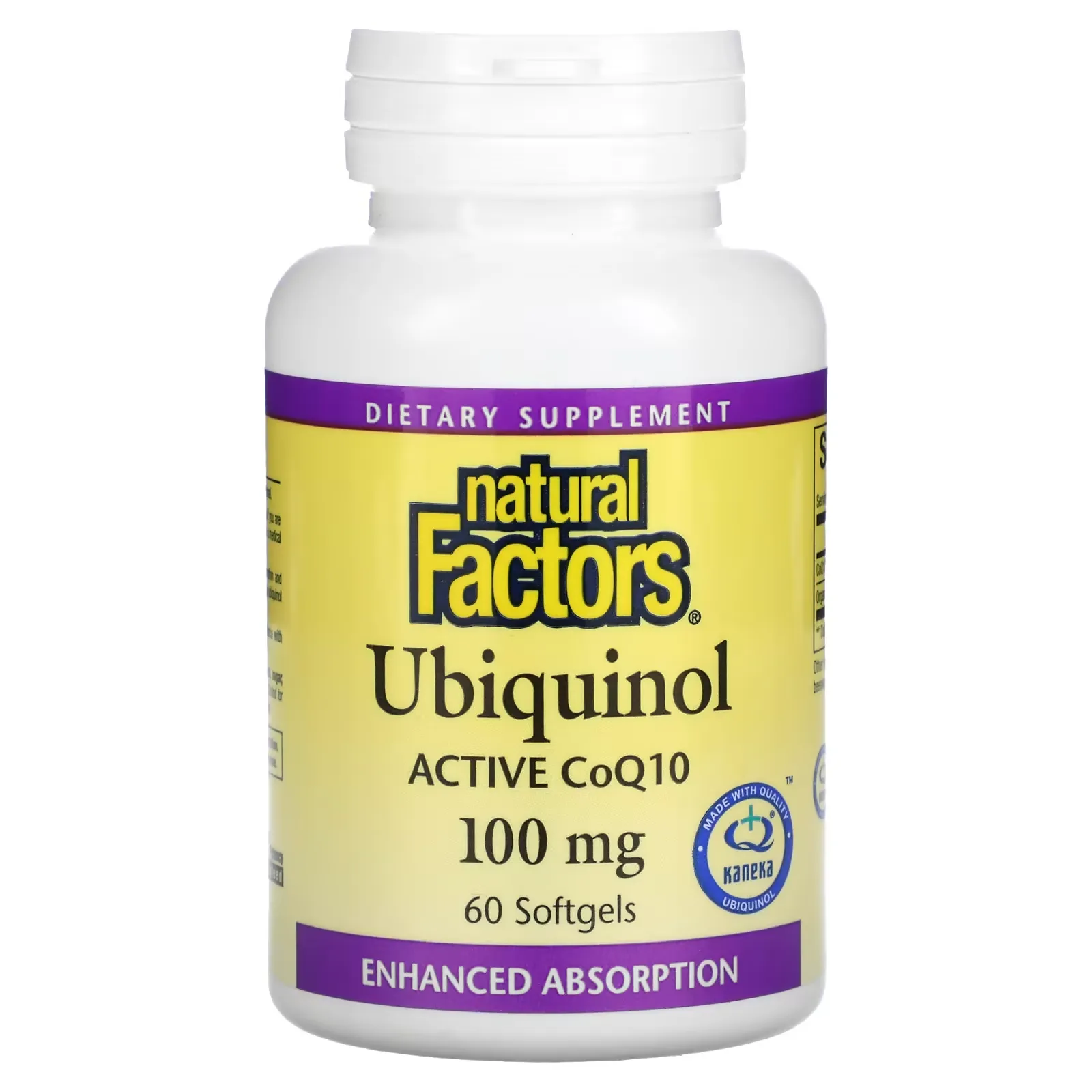 Ubiquinol, Active CoQ10, 100 mg, 60 Softgels