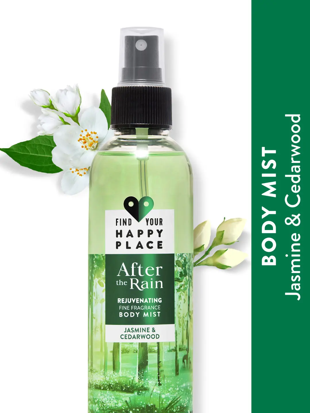 Find Your Happy Place - After The Rain Body Mist Jasmine & Cedarwood with Vitamin E 200ml
