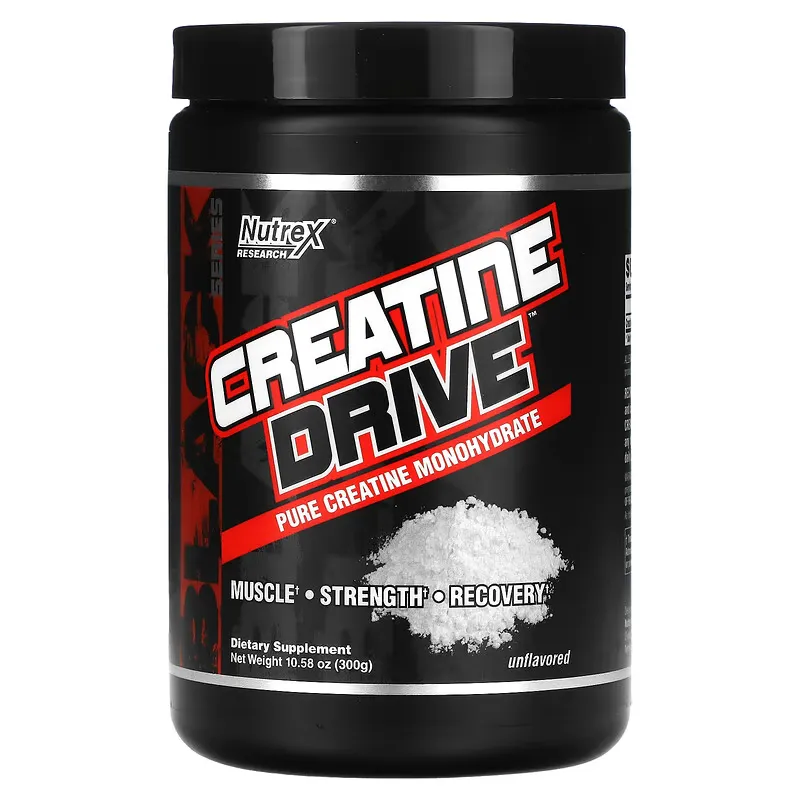 Creatine Drive, Unflavored, 10.58 oz (300 g)