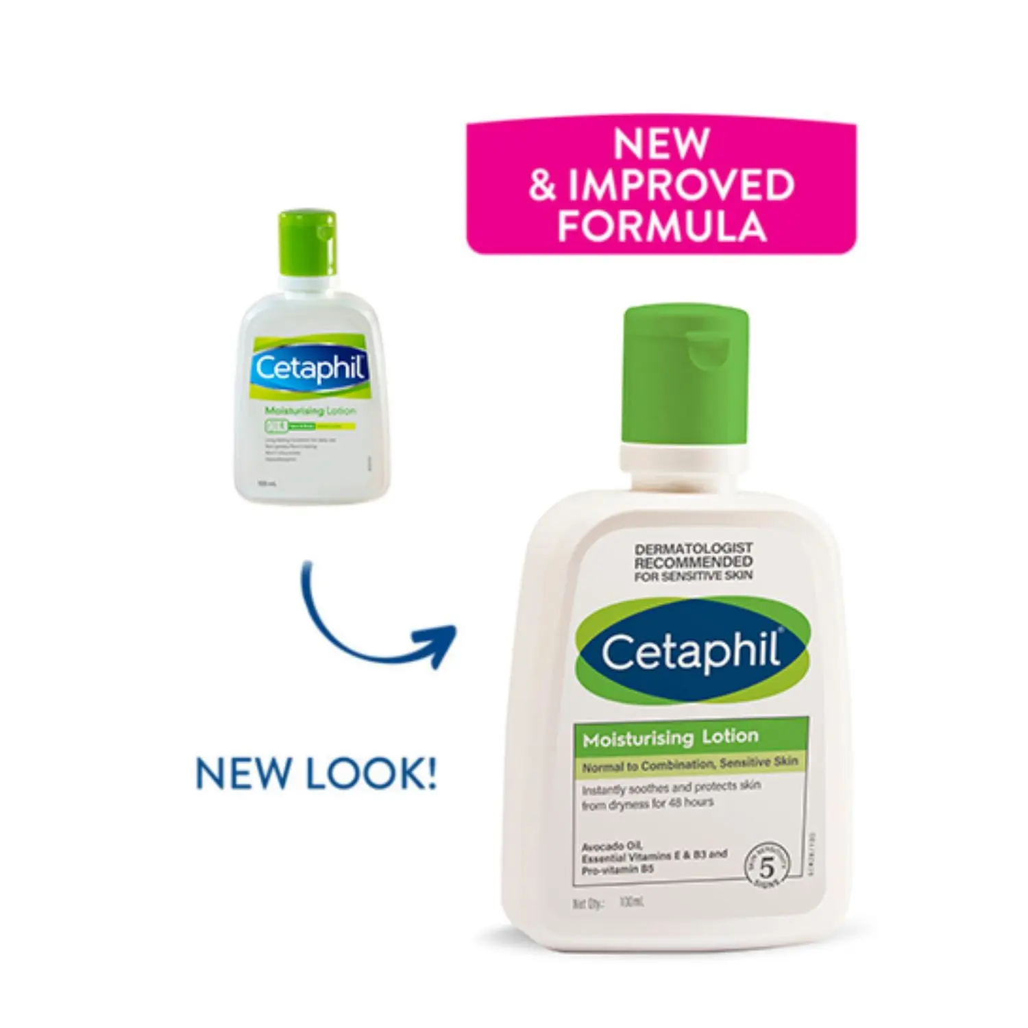 Cetaphil Moisturising Lotion Normal to Combination, Sensitive Skin (100 ml)