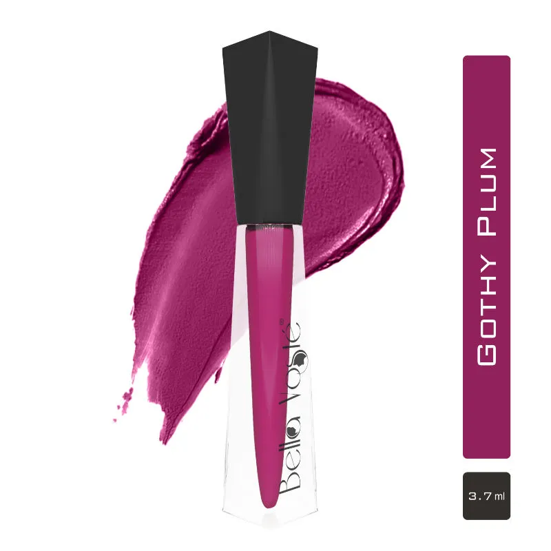 Bella Voste Ulti-Matte Liquid Lipstick - 10 Gothy Plum