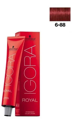 Schwarzkopf Igora Royal 6-88 Dark Blonde Red Extra Hair Color