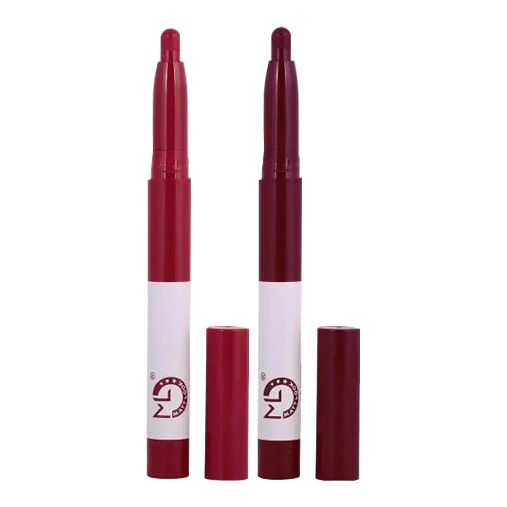 Matt look Stain Lip Crayon Matte Non-Transfer Lipstick Combo - 7