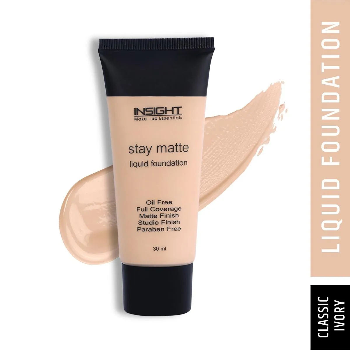 Insight Cosmetics Stay Matte Liquid Foundation - Classic Ivory