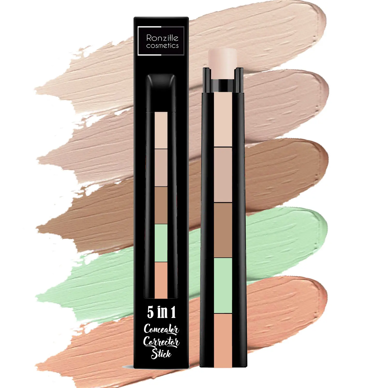 Ronzille 5 in 1 Concealer Corrector stick Shade- Light