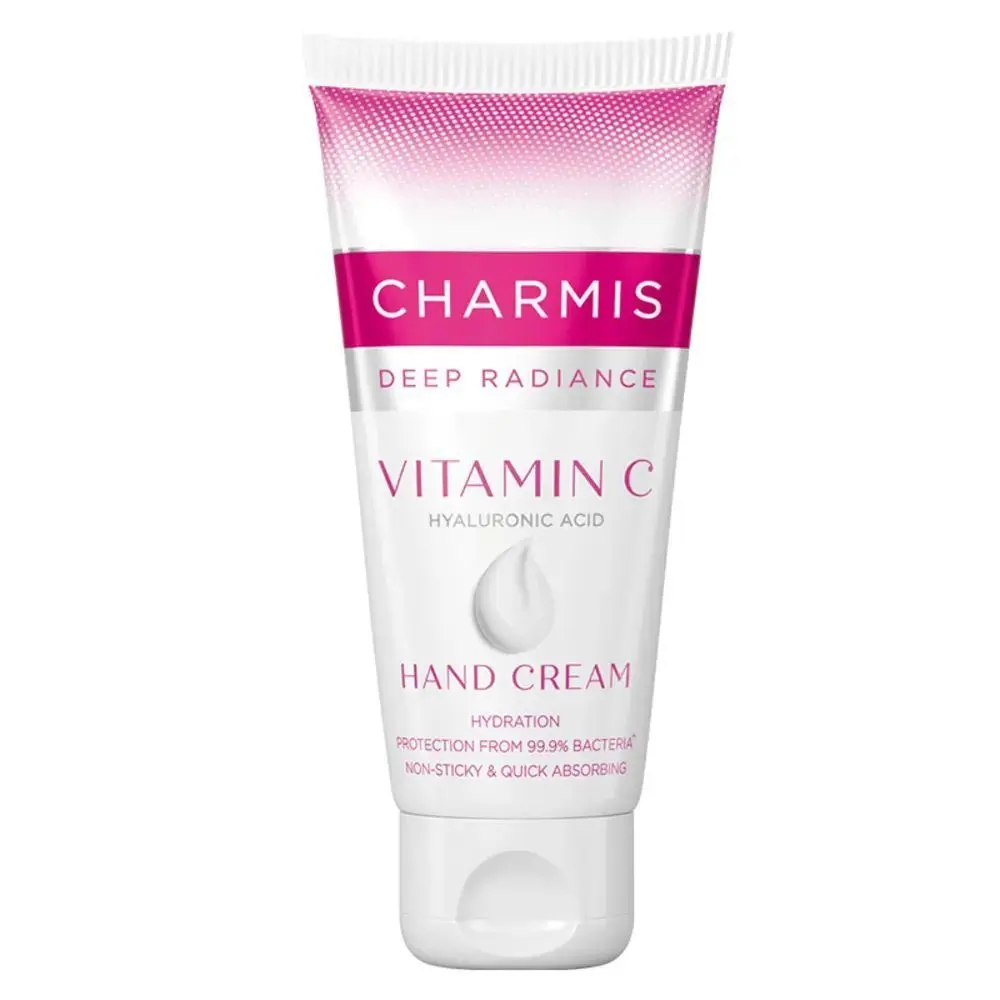 Charmis Vitamin C & Hyaluronic Acid Hand Cream for soft hands (50 g)