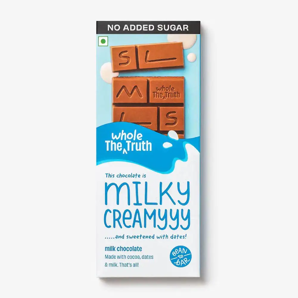 The Whole Truth Milky Creamyyy,  6 bar(s)  Milk Chocolate