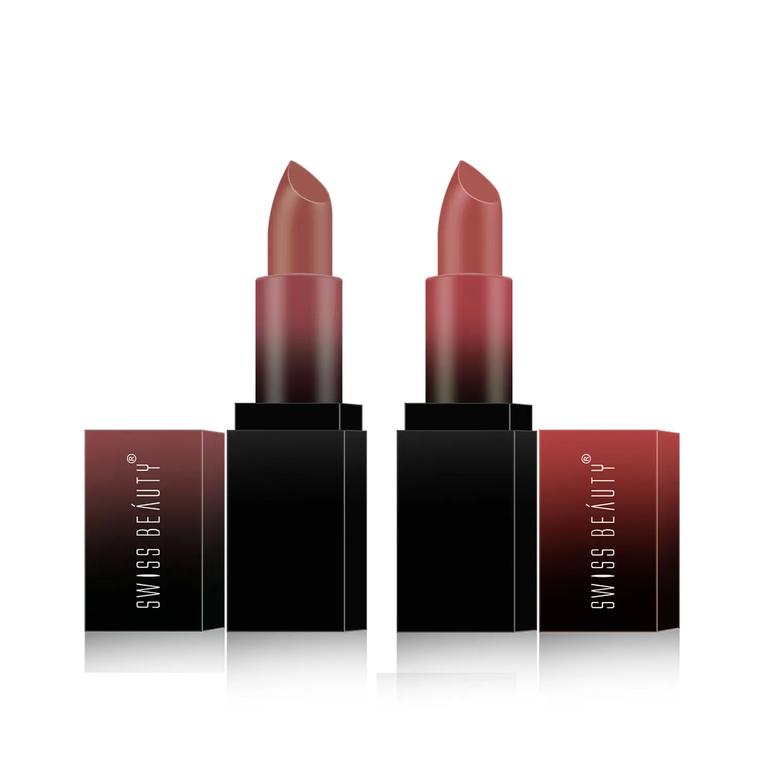 Swiss Beauty Pretty On Lips HD Matte Lipstick - Set of 2 - 7GM