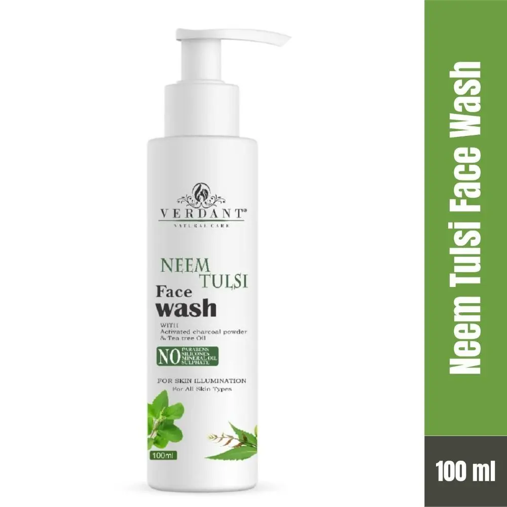 Verdant Natural Care Neem & Tulsi Face Wash (100 ml)