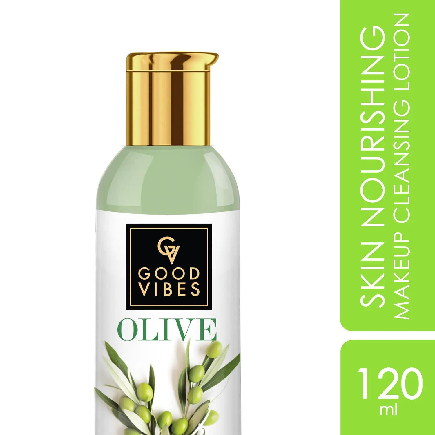 Good Vibes Skin Nourishing Makeup Cleansing Lotion - Olive (120 ml)