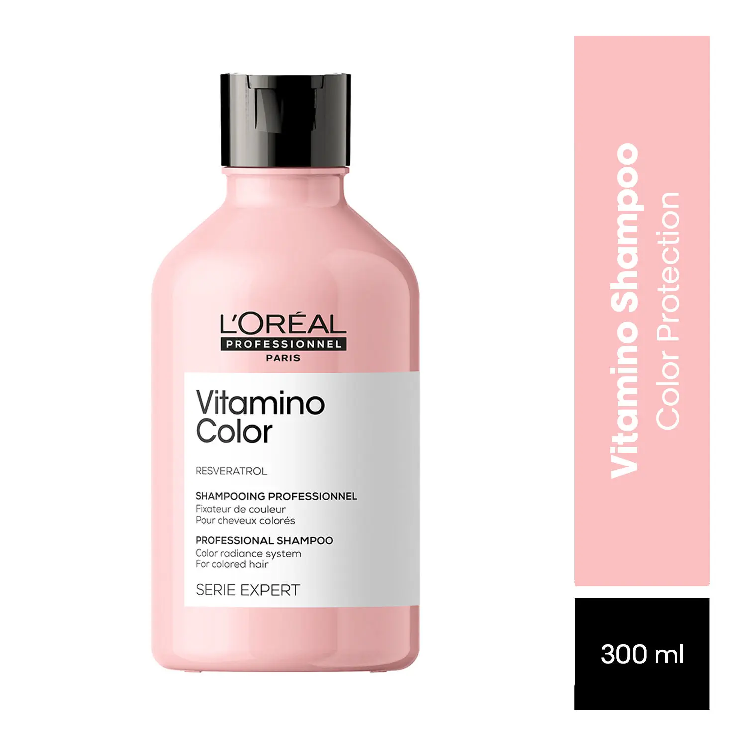 L'Oreal Professionnel Serie Expert Vitamino Shampoo | Protects hair colour from fading & adds shine | With Resveratrol (300ml)