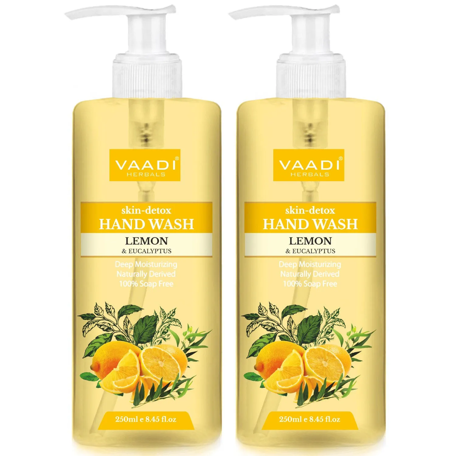 Vaadi Herbals Skin - Detox Lemon & Eucalyptus Hand Wash - Pack of 2