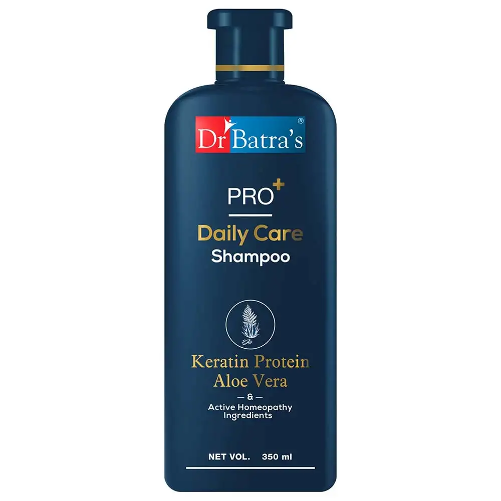 Dr Batra's Pro+ Daily Care Shampoo,  350 ml  Keratin Protein & Aloe Vera