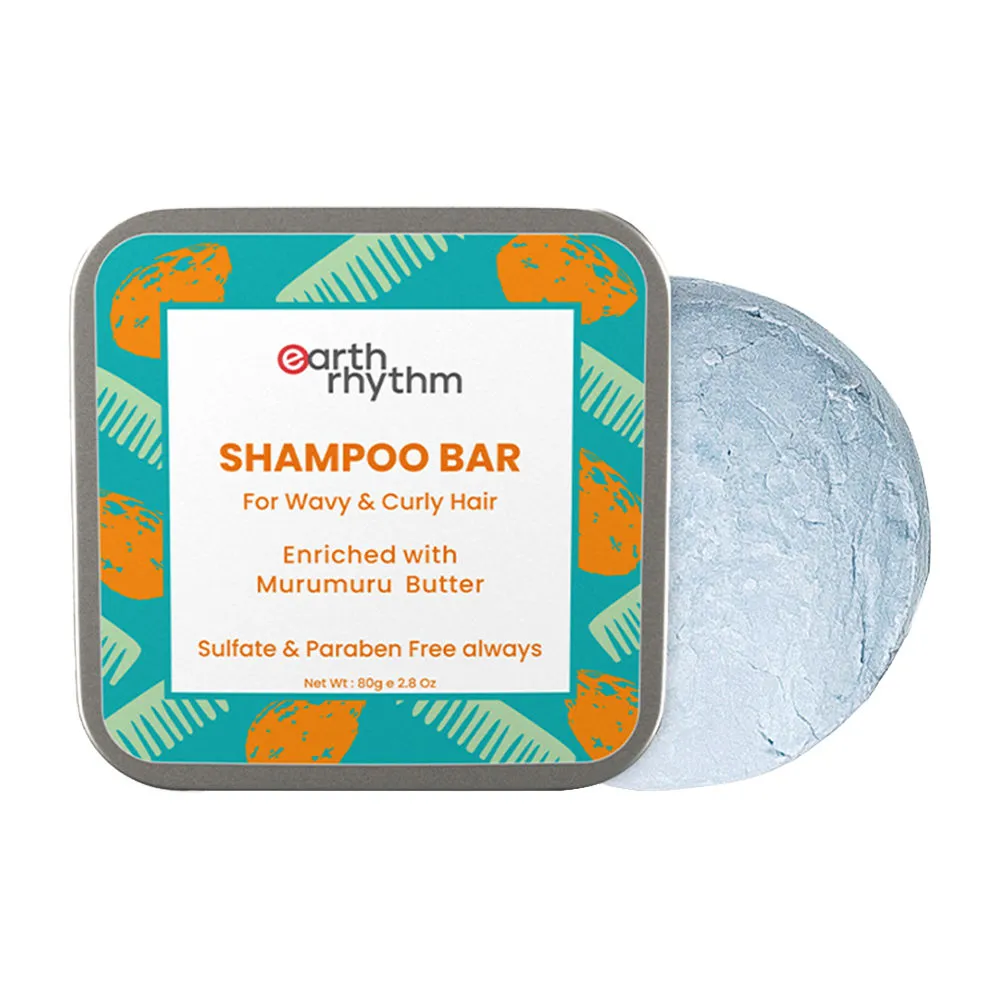 Earth Rhythm Murumuru Butter Shampoo Bar with Tin