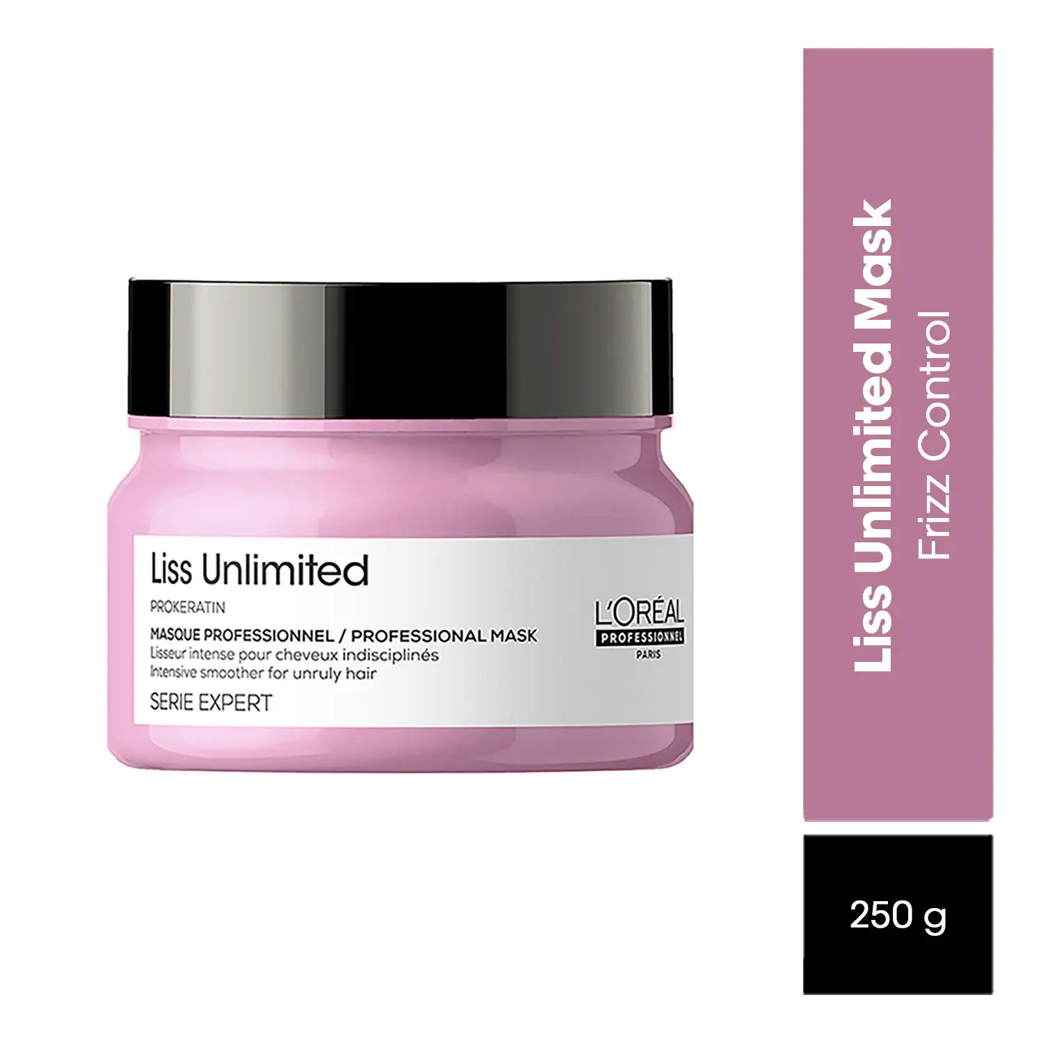 L'Oreal Professionnel Serie Expert Liss Unlimited Mask | With Pro-keratin complex (250gms)