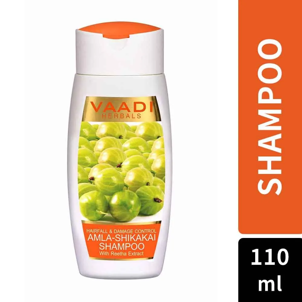 Vaadi Herbals Amla Shikakai Shampoo-Hairfall & Damage Control With Reetha Extract