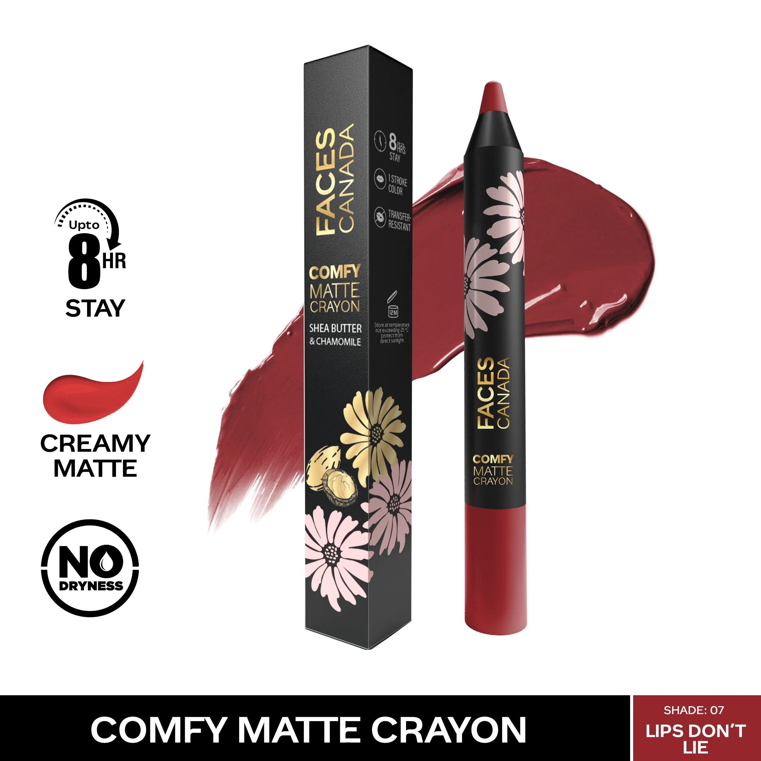 Faces Canada Comfy Matte Crayon - Lips Don't Lie 07