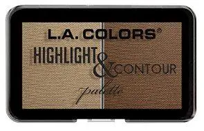 L.A. Colors Highlight & Contour Palette - Medium to Tan