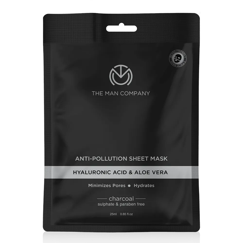 The Man Company Charcoal Face Sheet Mask