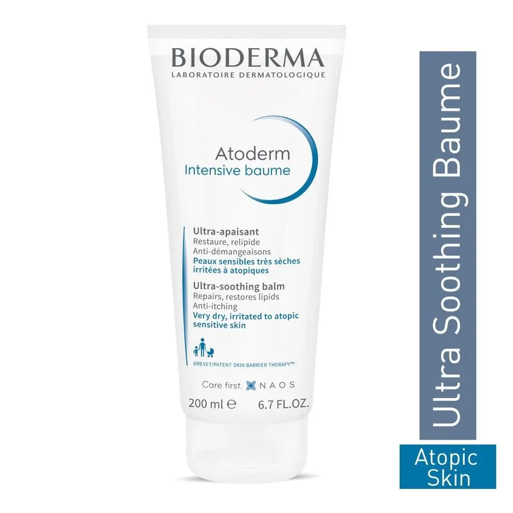 Bioderma Atoderm Intensive Baume Balm For Very Dry, Sensitive, Irritated To Atopic Skin, 200ml