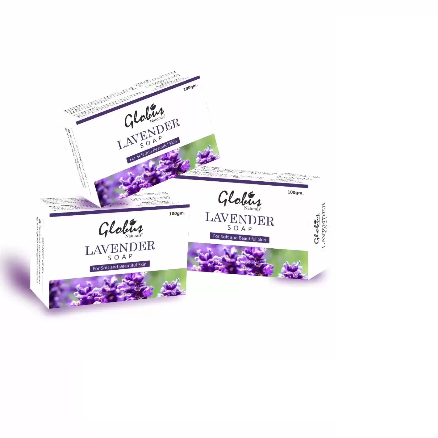 Globus Naturals Lavender Soap (Pack Of 3)