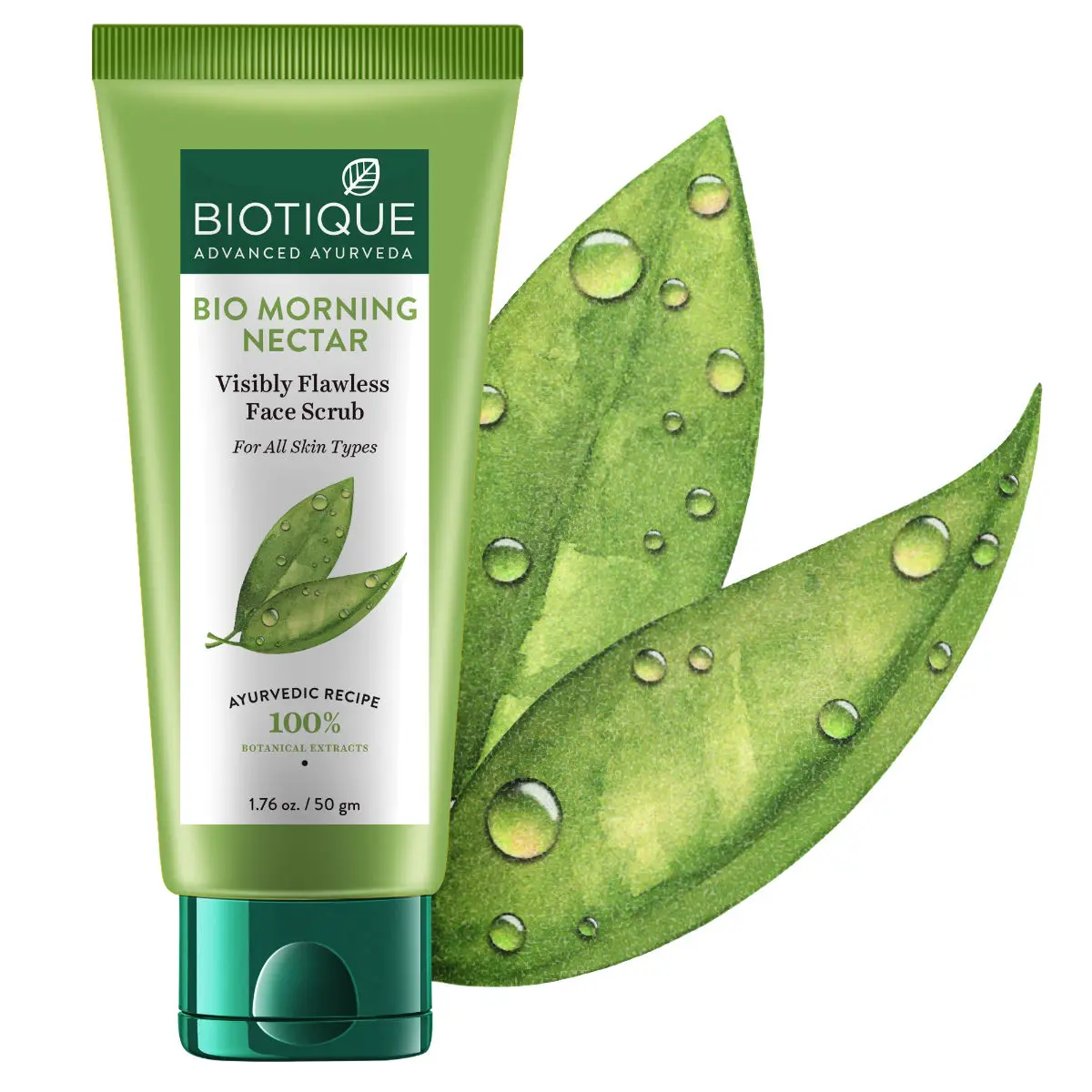 Biotique Bio Morning Nectar Visibly Flawless Face Scrub (50 g)