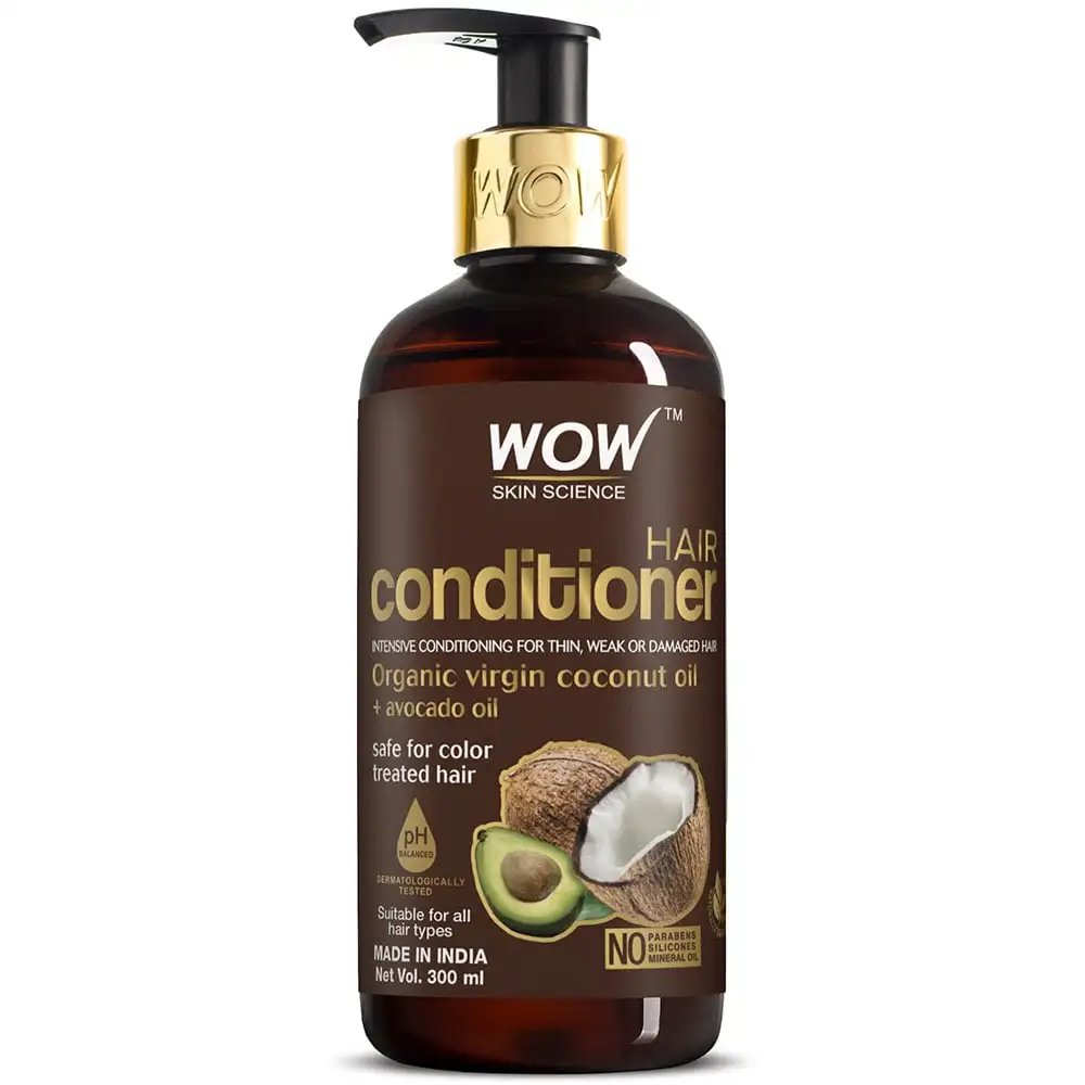 WOW Skin Science Hair Conditioner,  300 ml  Safe for Color Treated Hair