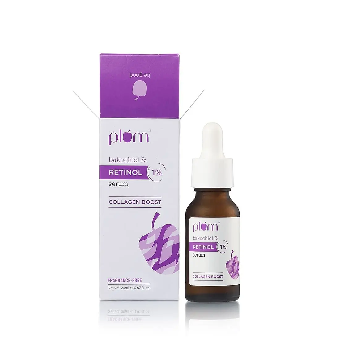 Plum 1% Retinol Anti-Aging Face Serum With Bakuchiol, Reduces Fine Lines & Wrinkles, Boosts Collagen 20ml