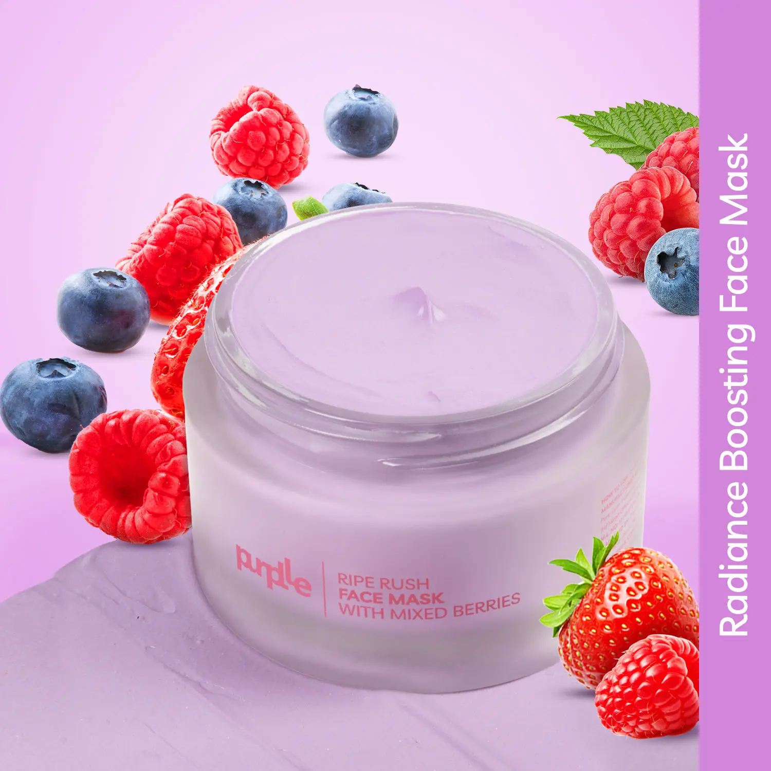 Purplle Ripe Rush Face Mask with Mixed Berries (50g)