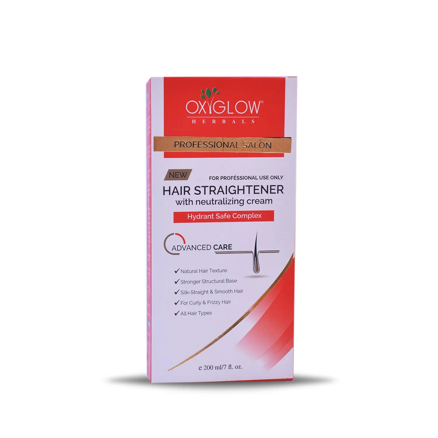 Oxyglow Professional Hair straightener and Neutralizer cream - 200 g