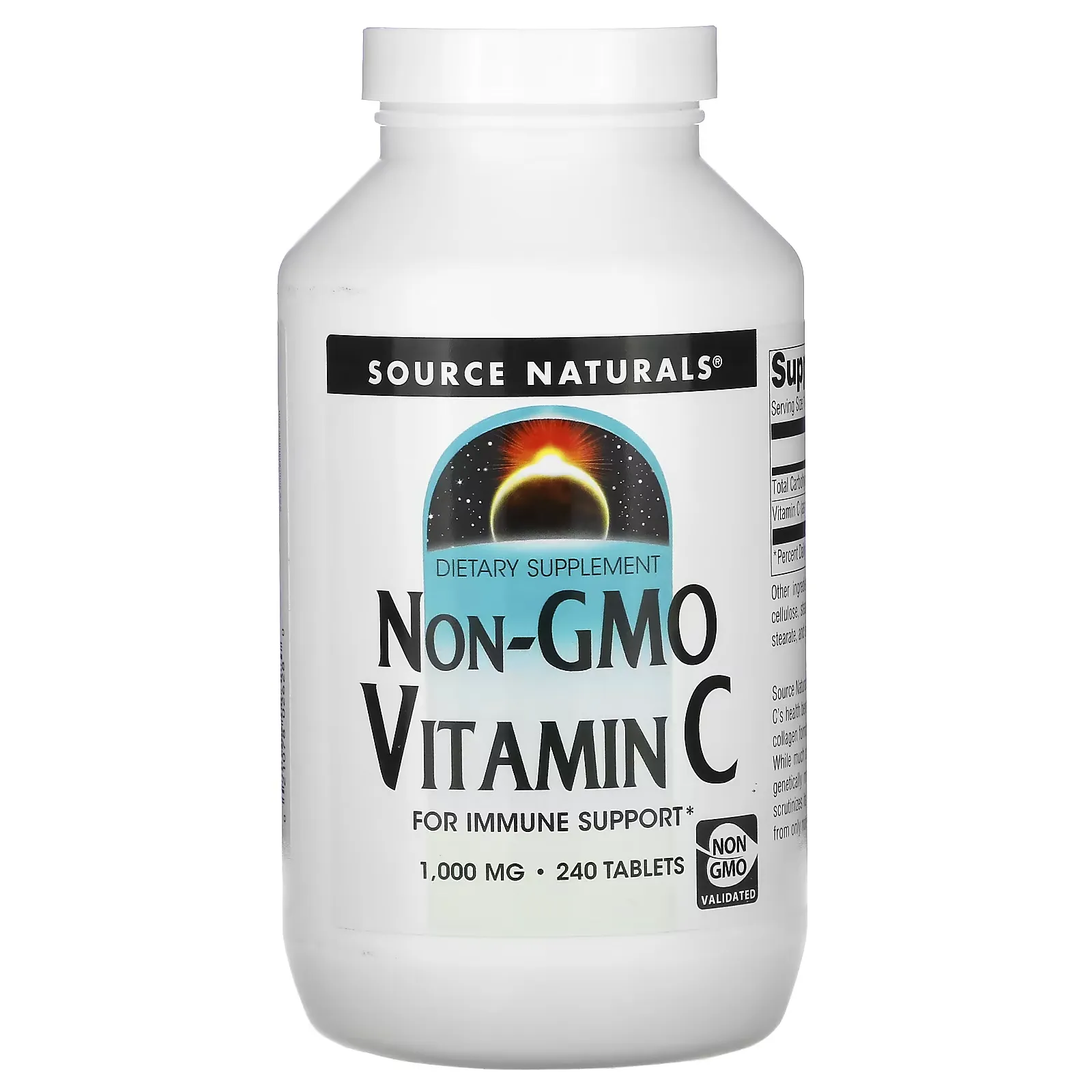 Non-GMO Vitamin C, 1,000 mg, 240 Tablets